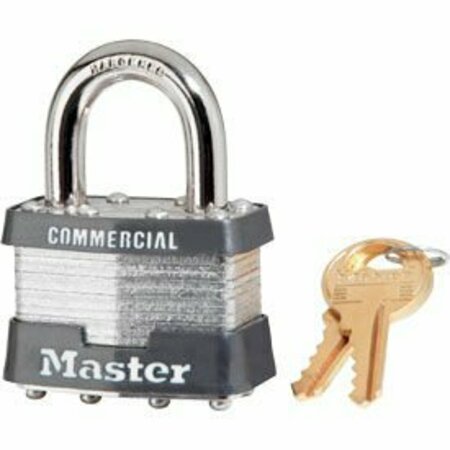 Master Lock Master Lock No 1KA Keyed Padlock  1516 Shackle  Keyed Alike 1KA-2496